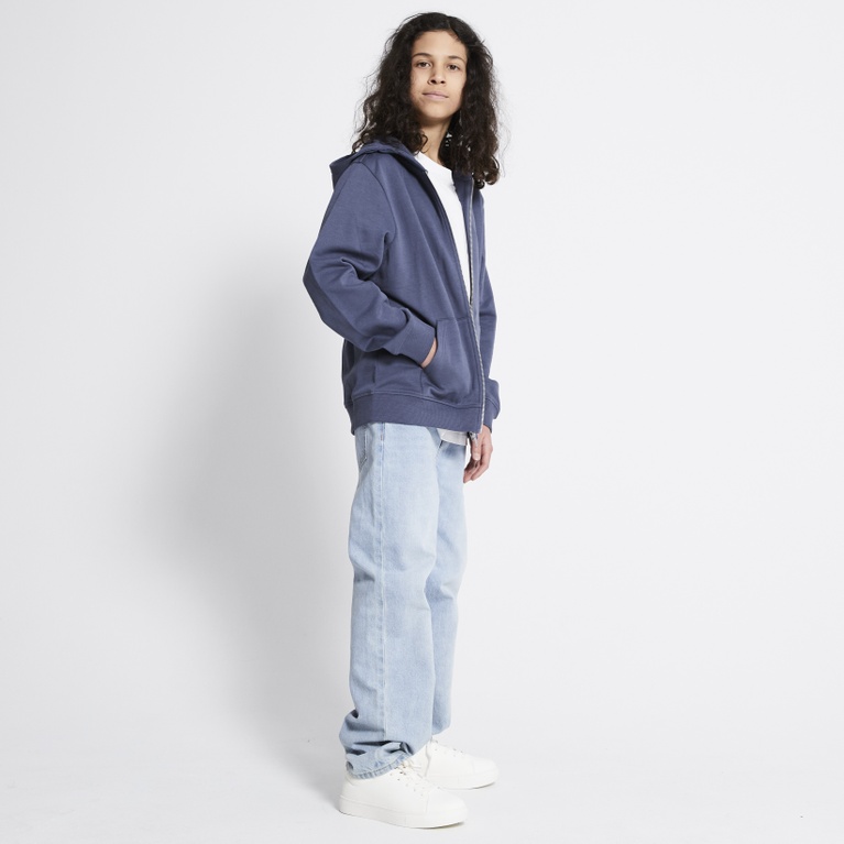 Zip hoodie "Tom star" Indigo